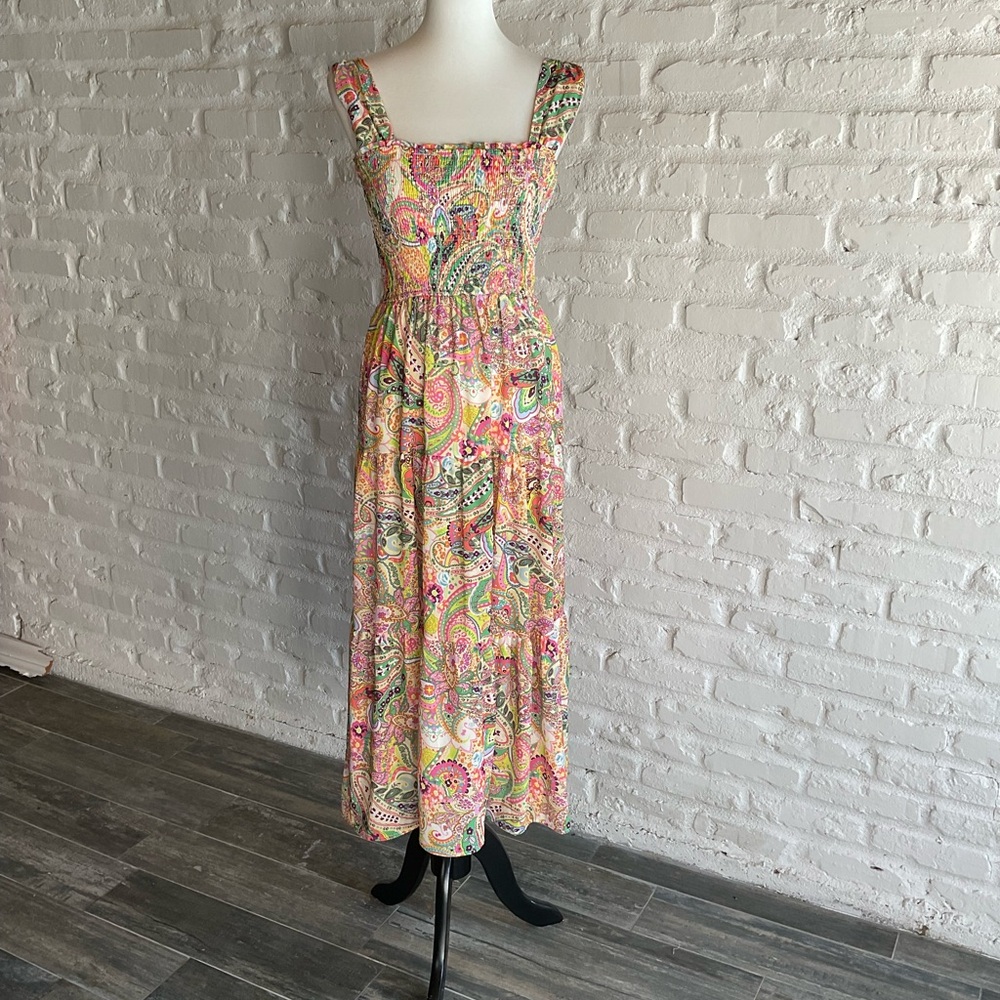 Floral Paisley Maxi Dress